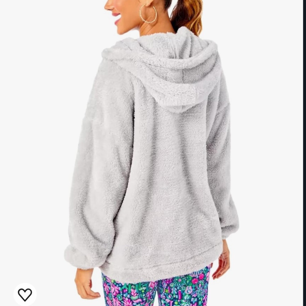 Lilly Pulitzer Suri Sherpa Hoodie Size XL‎ - Picture 3 of 15